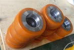 גלגל פוליאוריתן בגודל 5 אינץ' X 5-1/8 אינץ'
